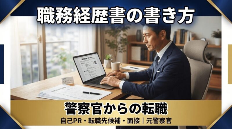 窓側の机で書類を見ながらパソコンを操作する男性